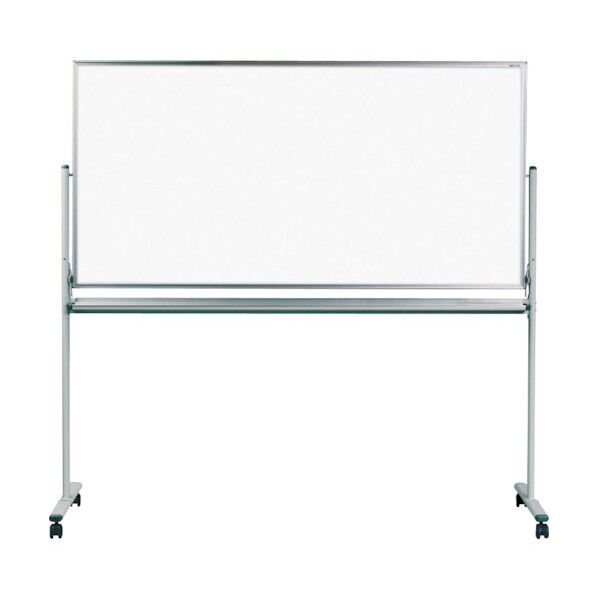 ホワイトボード MAJIシリーズ (両面脚付) 無地/無地(スチールホワイト) 外形寸法W×D×H(mm):1926×610×1840 MV36TDN 1個