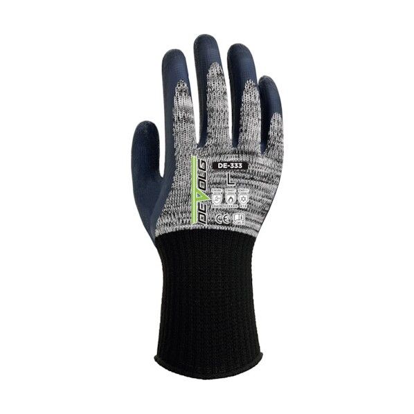 天然ゴム背抜き手袋 DEVOLG DEー333 Lサイズ DEDE333_L_1P 1点