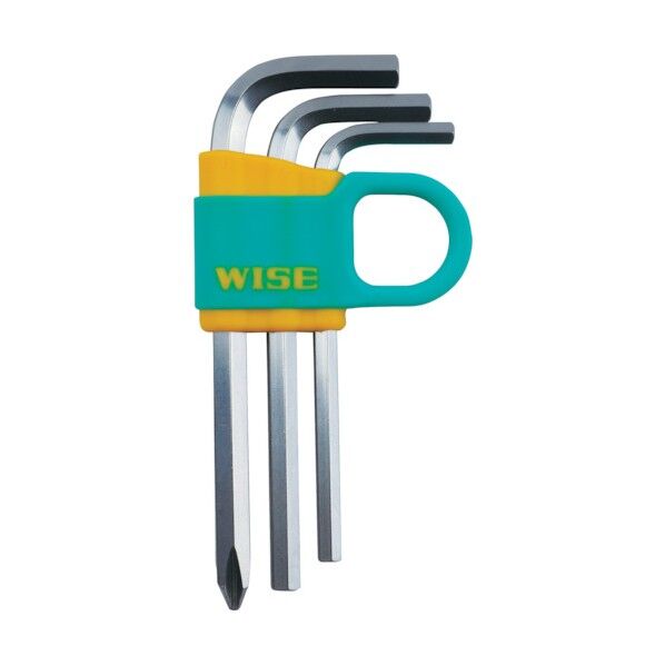 ワイズ 価値ある3本組 六角レンチ(4/5/6mm)ドライバー(+2) WLP130-3S 1セット...