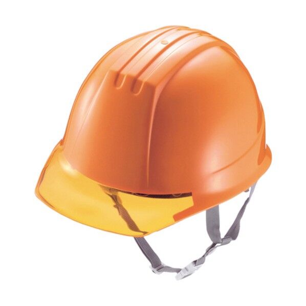 XEBEC ヘルメット バイザー付き ワンサイズ 82/オレンジ 18703 18703-82-888 1個