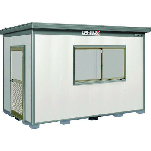 ヨド蔵SA喫煙所仕様合板床タイプ 豪雪型 DZBU-2522HWSA 1点