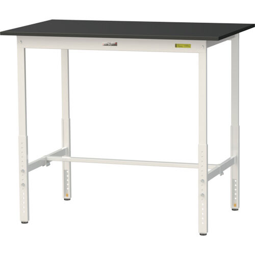 実験用ラボテーブル 高さ調整タイプ SLKAH-1275-BKW 1台