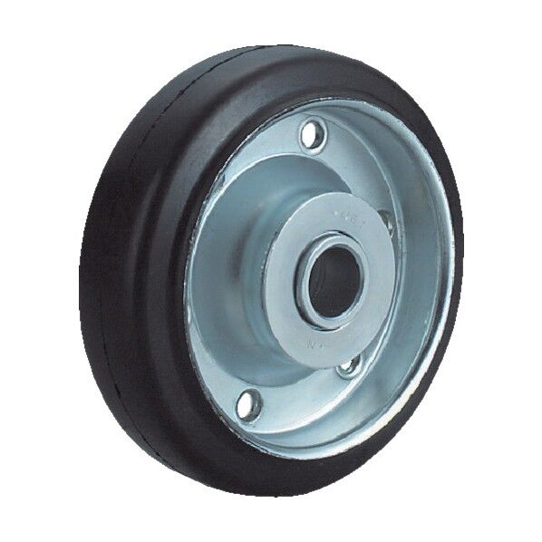 プレート式キャスター Jシリーズ (プレス製ゴム車) 交換車輪