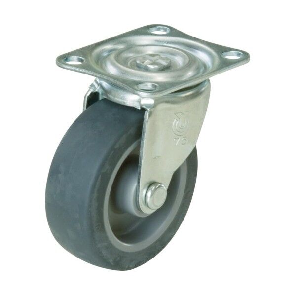 プレート式キャスター Gシリーズ (エラストマー車) 自在