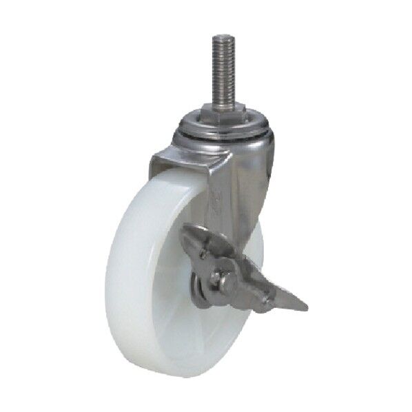 ねじ込みキャスターS付自在車 ナイロン車輪
