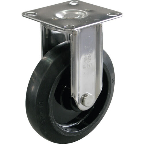 産業用キャスター固定車 ナイロンホイルゴム車輪