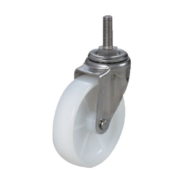 ねじ込みキャスターステンレス製自在車 ナイロン車