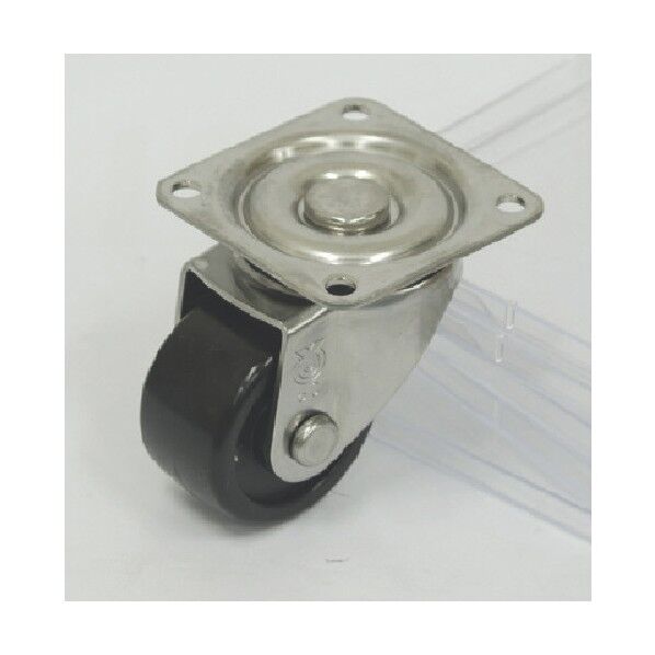重量用ステンレスキャスター自在車 フェノール車輪ベアリング入