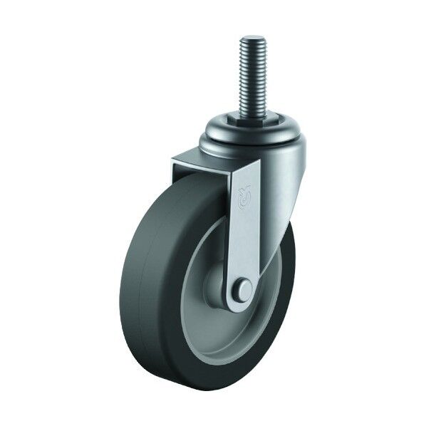 ねじ込み式エラストマーキャスター自在75径 ねじT:M12 SUS-ET-75EL-M12-35 1点