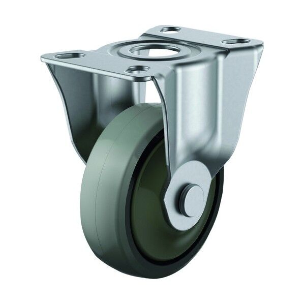 ステンレス製固定車100径ナイロンホイルウレタン車Bカバー付 SUS-SK-100GUBC 1点