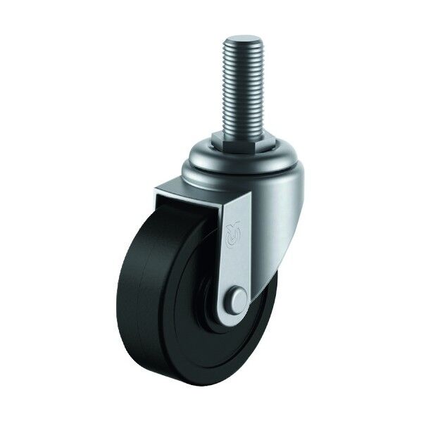 ねじ込み式キャスター自在車65径ゴム車輪 SUS-ST-65RH-W3/4-40 1点