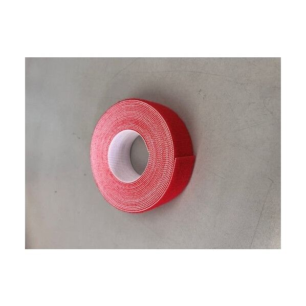 マジックテープ超薄型マジックバンド20mm×3mレッド