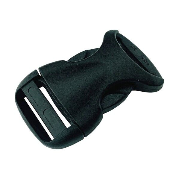 平ベルト金具 サイドリリースバックル 流線型 25mm幅用 JNA-125 1個