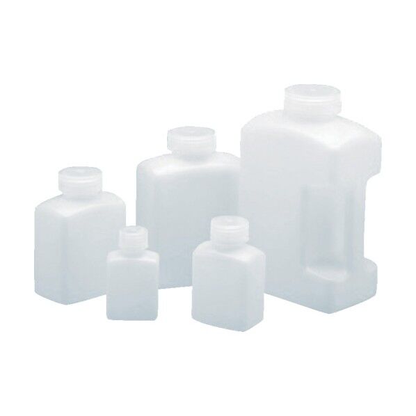 TARSONS 角型瓶 HDPE製/蓋:PP製 500ml 583340 1個