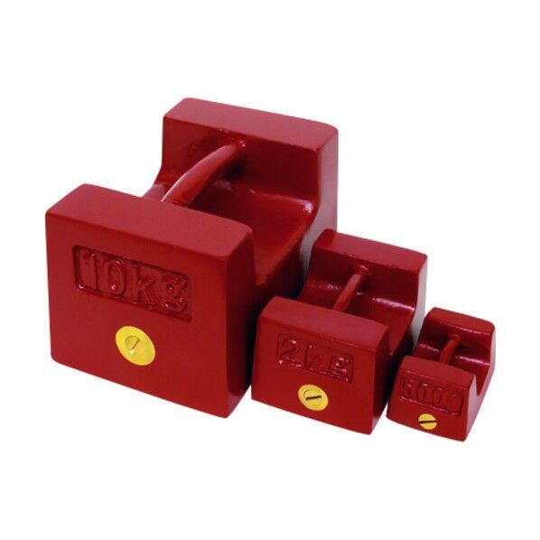 鋳鉄製まくら型分銅 200Kg M1 906-65-53-51 1点