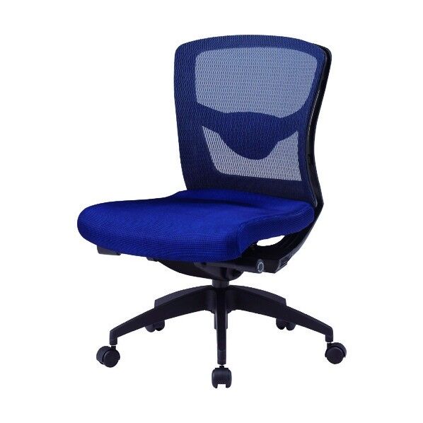 オフィスチェア ローバック メッシュ ネイビー FCM-L8-NV 1点