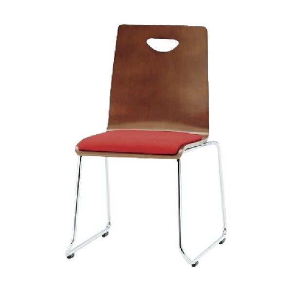 リフレッシュチェア ループ脚 ブラック RM-L2 BK 1点