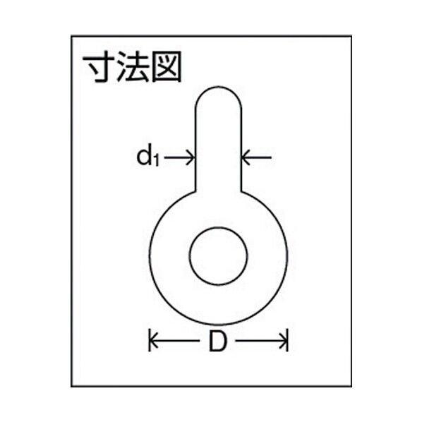 グリーンピンシャックル (丸タイプ・O字形) ねじ込みタイプ