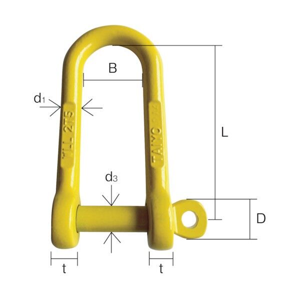 強力長シャックル