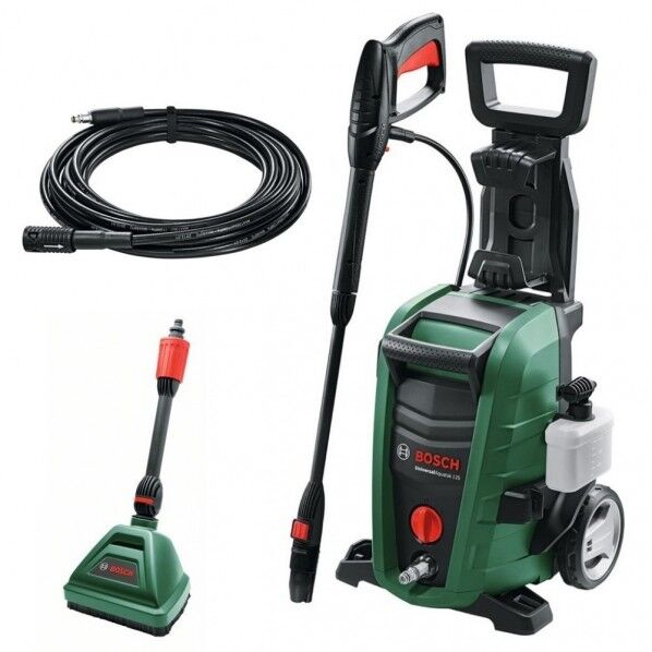 高圧洗浄機UA125 延長高圧ホース&ブラシ付水しぶきカバー特別セット グリーン 330×415×360mm UA125J3 1セット