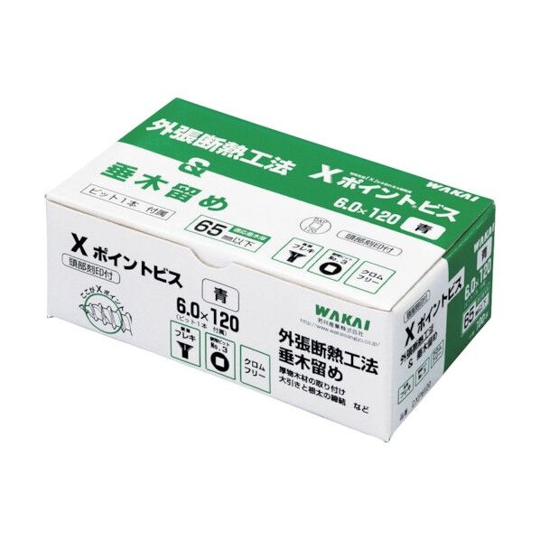 Xポイントビス 黄緑 6.0×180 DXP6180 50本