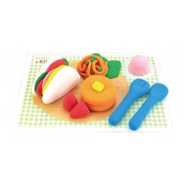 ねんどでおままごと おこさまプレート