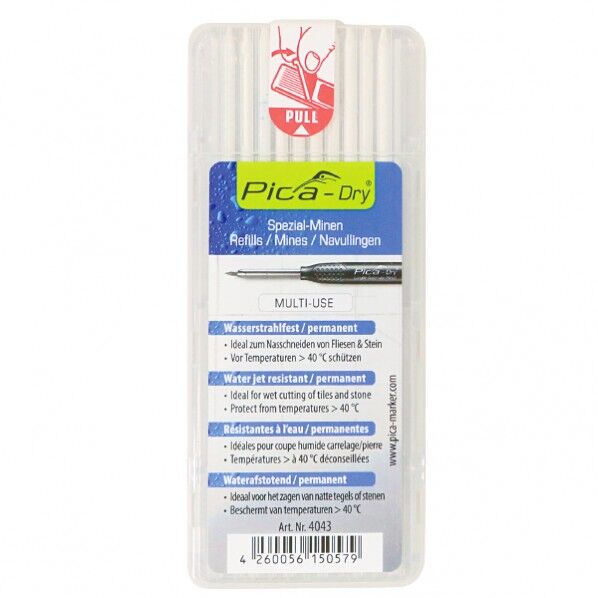Pica Marker社 Pica-Dry 替芯 白 4043 10本...