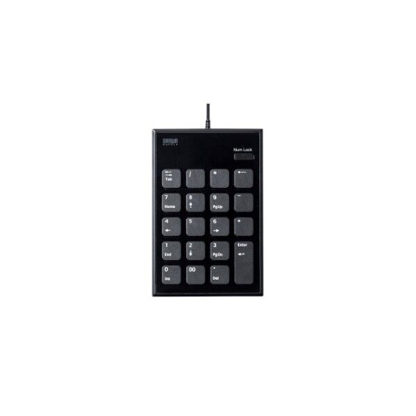 サンワサプライ 静音USBテンキー NT-23UBK 1点