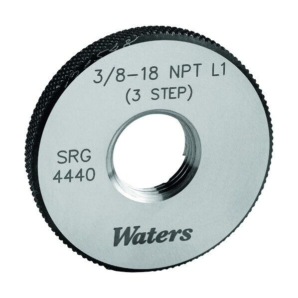 Waters テーパーねじ用リングゲージ(NPT) WR3/8-18NPT 1点