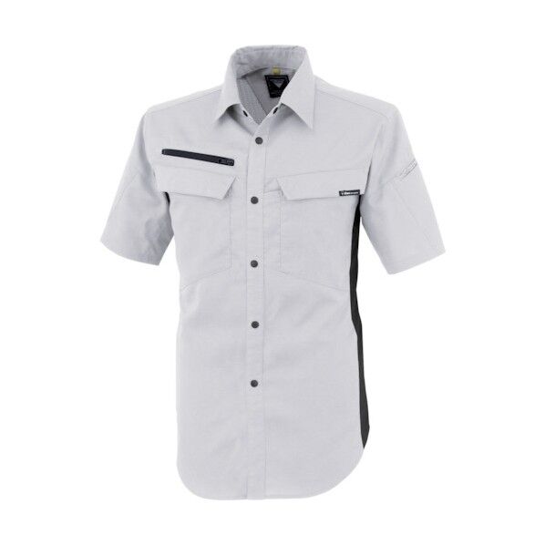 裏綿ストレッチ半袖シャツ L 1512-22-L 1点