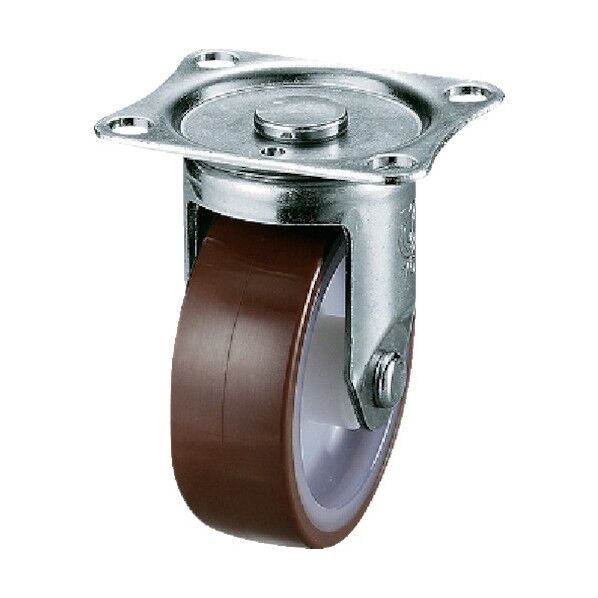 キャスター固定車１００径ウレタン車輪 SGR-100UR-90 1