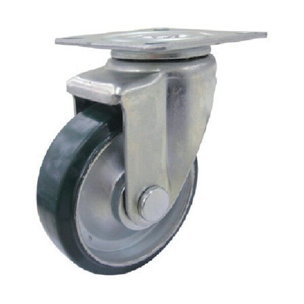 産業用キャスター自在車100径ウレタン車輪 SJ-100UW 1