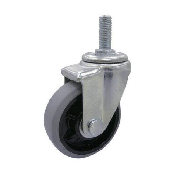 ねじ込みキャスター自在車 ナイロンホイルウレタン車輪ベアリング入