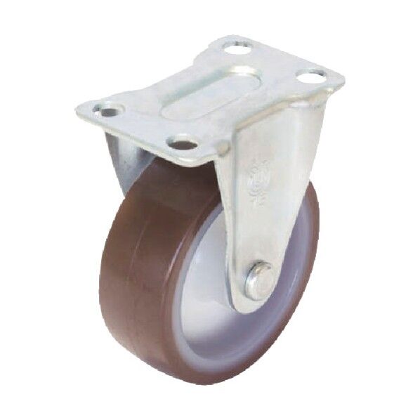 キャスター固定車１００径ウレタン車輪 SR-100UHF 1