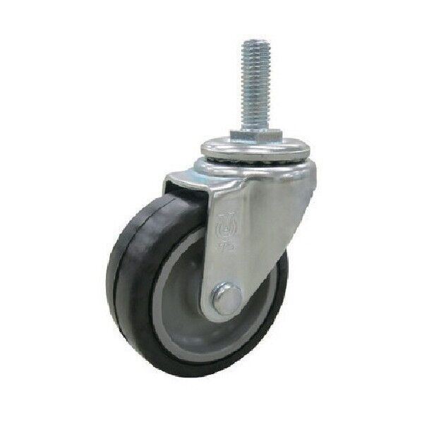 ねじ込みキャスター自在車 ゴム車輪