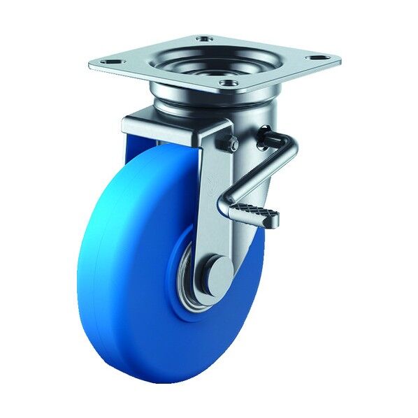 産業用キャスター(MCナイロン車) 自在ストッパー付