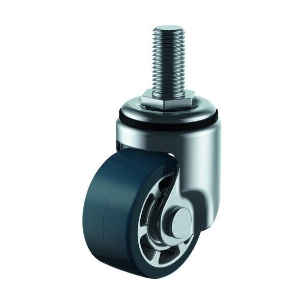 ユーエイ ねじ込み式キャスター自在車75径アルミホイルウレタン車輪 HT-75AU-M16-40 1台