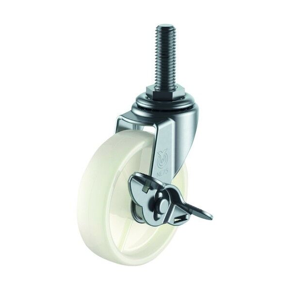 ねじ込み式キャスター自在車S付40径ナイロン車輪 LT-40NS-UNF1/2-14 1点