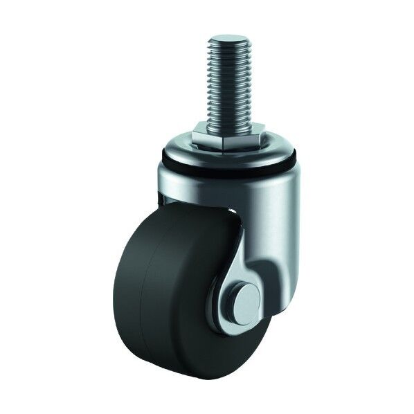 ねじ込み式キャスター自在車50径導電性MCナイロン車輪 HT-50MCE-M20-40 1点