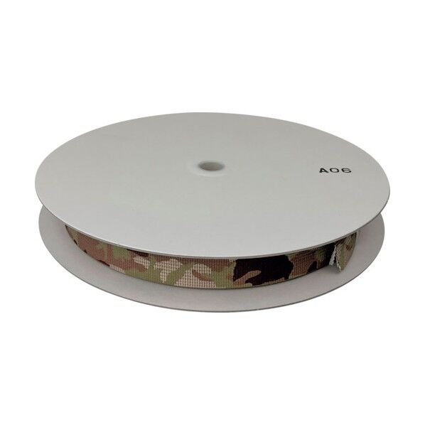ユタカメイク ベルト 迷彩ナイロン平ベルトドラム巻 デザート 1.5t×30mm×25m PFMB-331 1点...