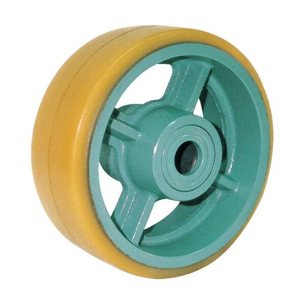 プレート式鋳物キャスター(ウレタン車) 交換車輪