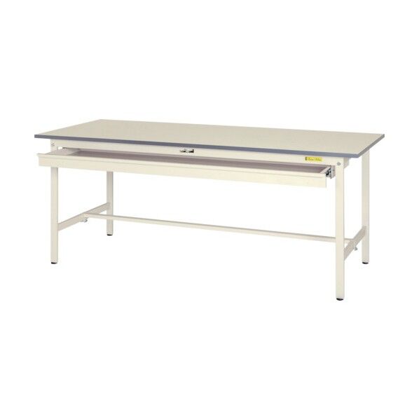 ワークテーブル 150シリーズ 固定式 ワイド引出し付 SUP-1590W-WW 1点