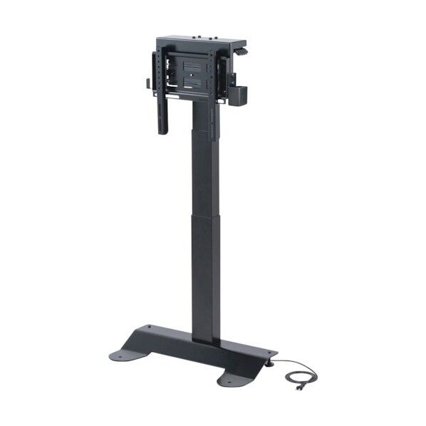 サンワサプライ 壁寄せ電動昇降ディスプレイスタンド CR-PL40BK 1点...