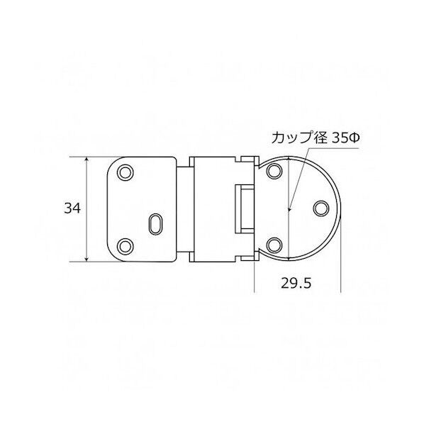 和気産業 鉄アングル丁番 15X20 GB 1個...