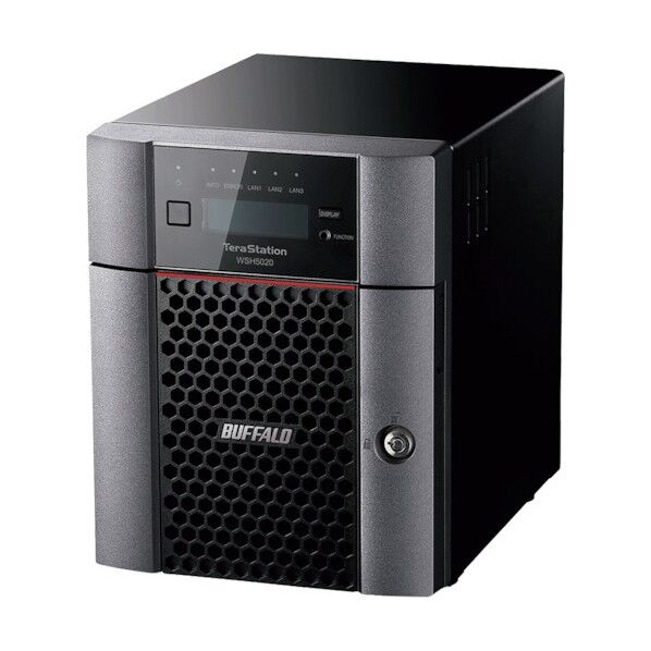 バッファロー ハードウェアRAID TeraStation WSH5420DNS9シリーズ 4ベイ デスクトップNAS 16TB Standard WSH5420DN16S9 1個