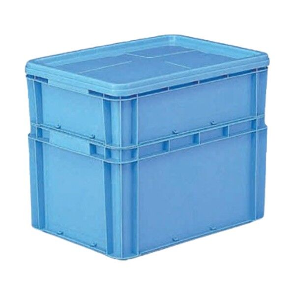 ボックス型コンテナー 702304 サンボックス#28-4、#54-3兼用フタ ライトブルー
