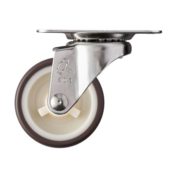 Eシリーズオールステンレス自在ウレタン車65mm