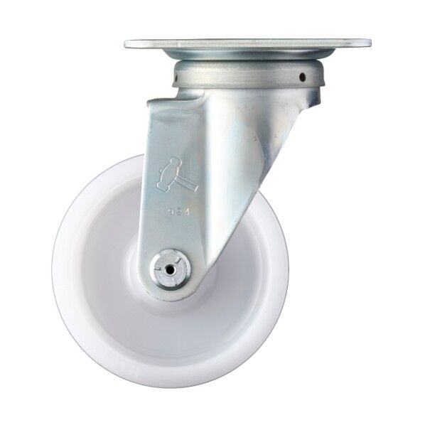 Sシリーズ400タイプ自在ナイロン車125mm 平戸車 400SN125 1個