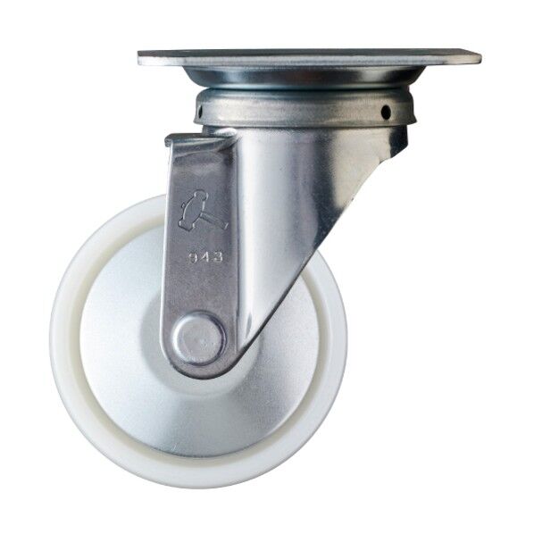 Sシリーズ400タイプ自在ナイロンB車100mm 平戸車 400SNRB100 1個