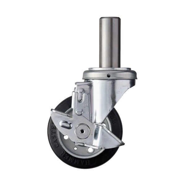 SKシリーズ自在SP付ゴムB車100mm 平戸車 413SKRB100 1個